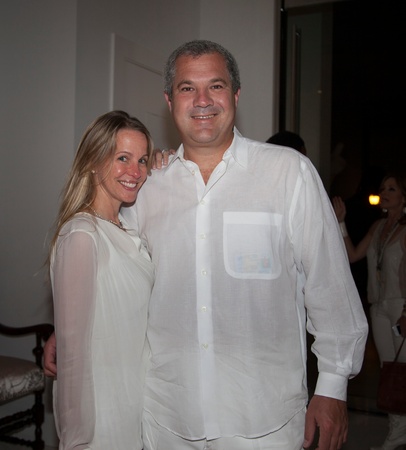 Texans White Out, Raquel Segal, Andrew Segal,  Sept. 2012
