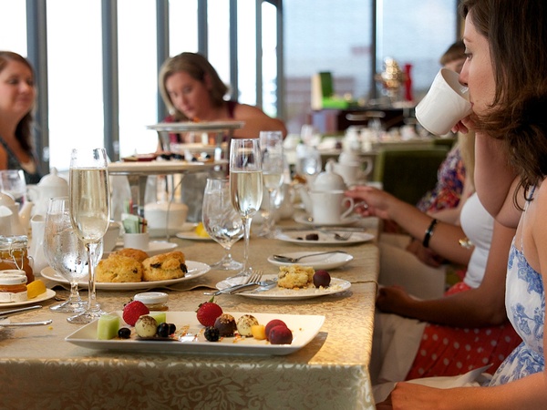 Davon, afternoon tea, August 2012, Four Seasons