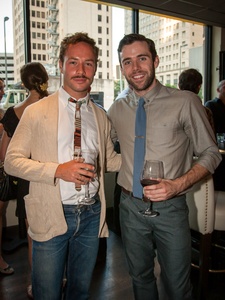 Houston Ballet Barre, August 2012_Oliver Halkowich (left) Connor Walsh