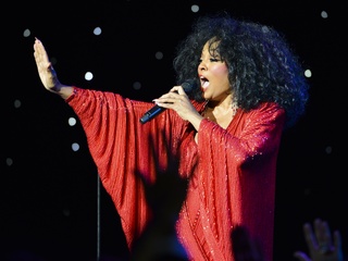 Diana Ross at Liasions au Louvre gala in Paris June 2013