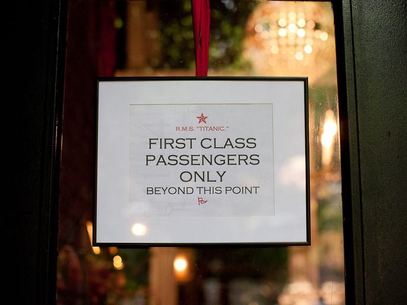News_Mark Hanna_Titanic dinner_April 2012_first class passengers only