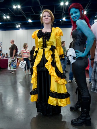 Comicpalooza blue girl