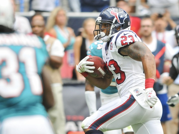 Arian Foster run Dolphins