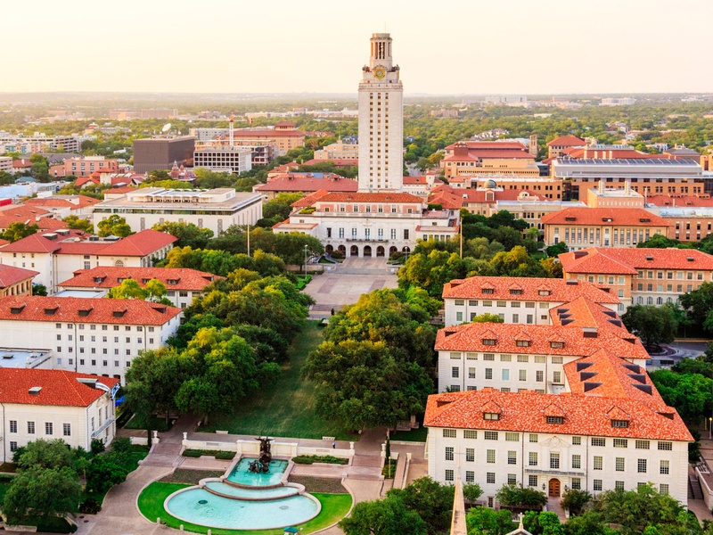 University of Texas at Austin aerial