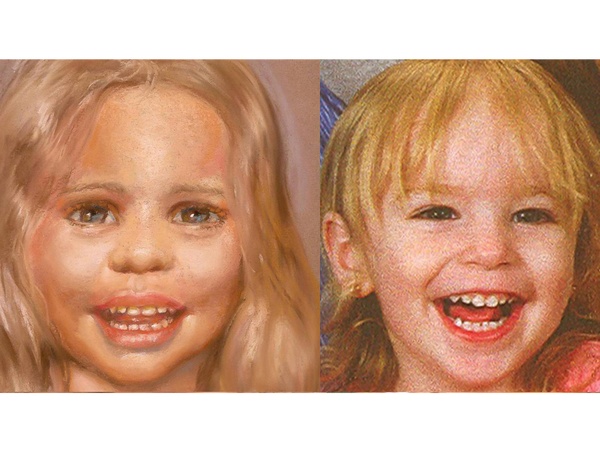 forensic artist, Lois Gibson, March 2013, Lois Gibson, baby Grace photo, sketch