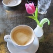 Latte at Pearl Cup in Dallas