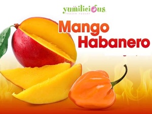 Yumilicious mango-habanero frozen yogurt