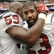 Arian Foster embrace