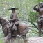 Austin Photo Set: News_Gabino Iglesias_Tejano Monument_march 2012_horse