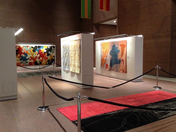  ARZU Studio Hope, rug exhibit, Bank of America, February 2013