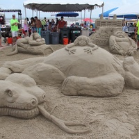 AIA Sandcastle contest, Galveston, 8/16
