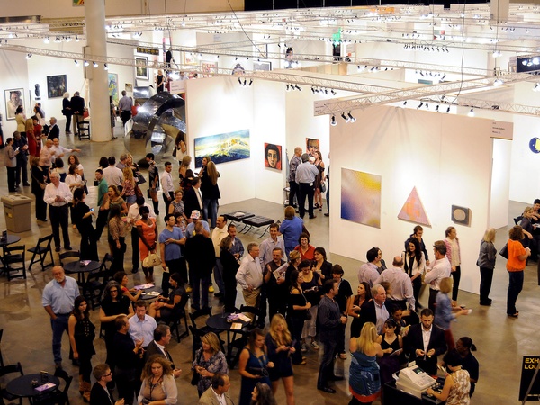 Houston Fine Art Fair, September 2012, crowd, venue