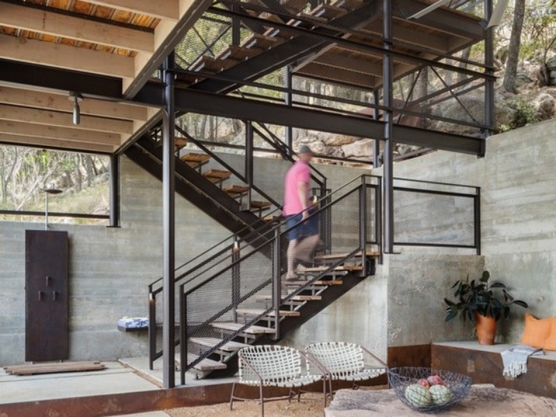 Houzz Austin home house fire tower Lake Flato architect