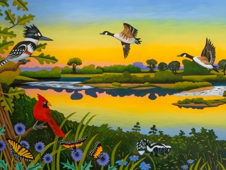 William Reaves | Sarah Foltz Fine Art presents "Of Texas Rivers and Texas Art" opening day