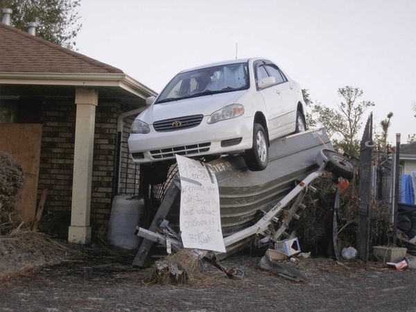 News_MFAH_Richard Misrach_After Katrina_Remove your car