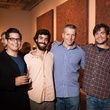 Peveto Border Paintings opening, September 2012, Renzo Boliviar, Nathan Scully, Gordon Rentzsch, Patrick Lopez Negrete
