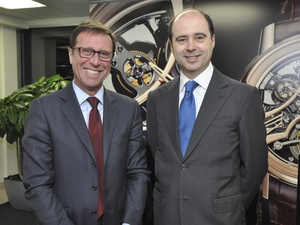 Bvlgari Maserati event, November 2012, Alberto Festa, left, Fabrizio Nava
