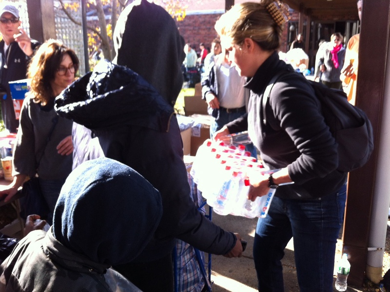 7, I Am Waters Disaster Relief, Superstorm Sandy, Elena Davis, November 2012, Far Rockaway delivery