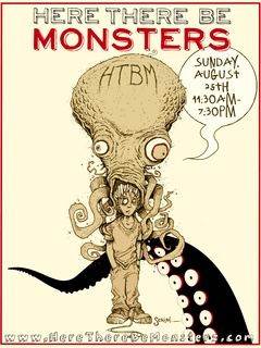 Here There Be Monsters Con poster
