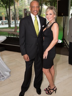 Drew Pearson, Danica Fenoglio, Meyerson, UNT Emerald Eagles Honors