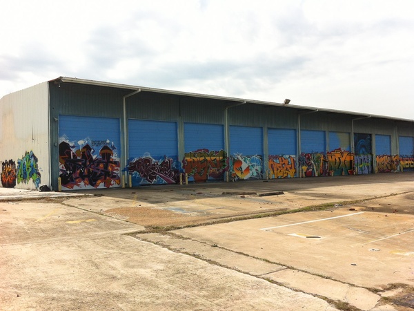 Historic Houston Salvage Warehouse, temporary location, January 2013