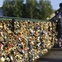 Paris bridge with locks