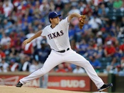 Pitcher Nick Tepesch of the Texas Rangers