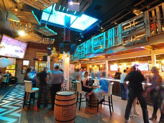 interior event space bar The Market in Austin