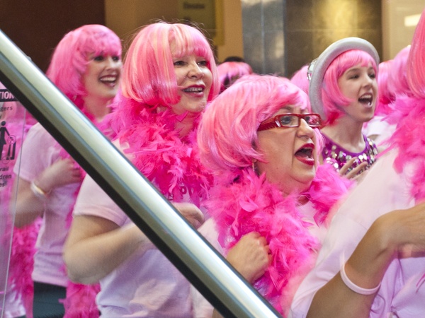News_Pink Well_Flash Mob_Roz Pactor_Guyla Pircher_June 2011