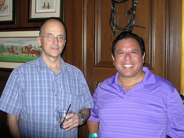 Bayou Buddies mixer, June 2012, Lorenzo Lovera, Raul Salas