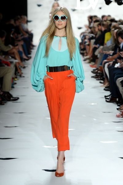Diane von Furstenberg, fashion show, Sept 2012
