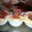 Amy, Brick House, November 2012, deviled eggs, bacon