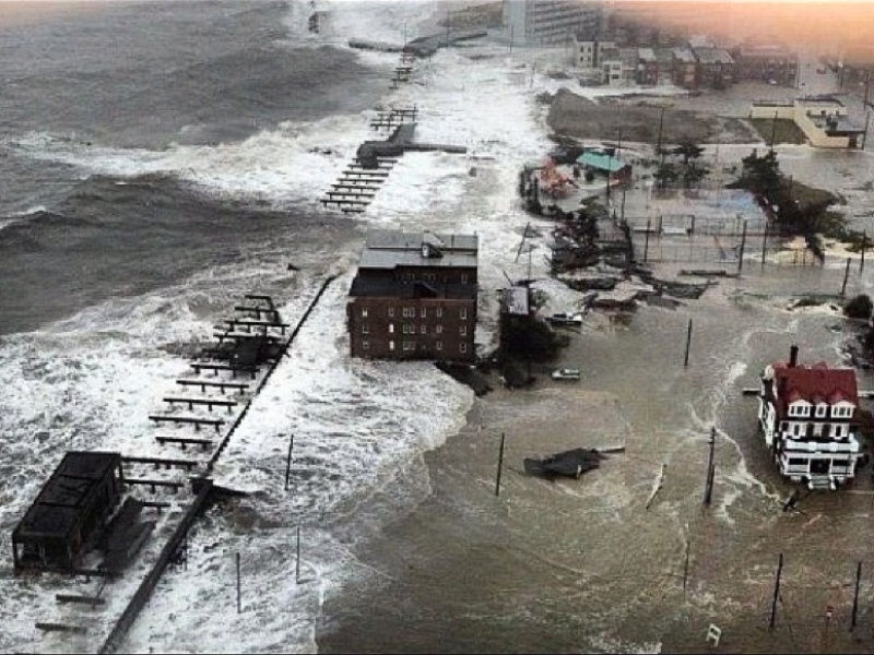 Hurricane Sandy, Atlantic City, flooding, October 2012