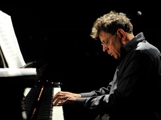 Philip Glass, composer, piano