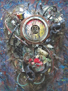 Mixed Media Assemblages and Paintings
