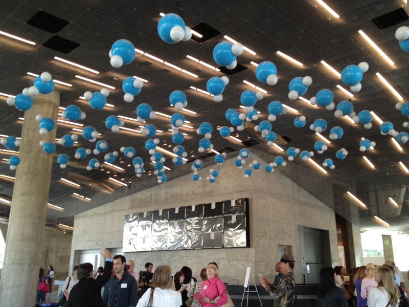 Water molecules at Perot Museum of Nature and Science