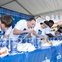 Houston Greek Festival Niko Niko's gyro eating contest May 2013 eating