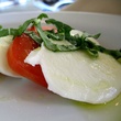 Caprese salad at La Perla Italian restaurant in Dallas