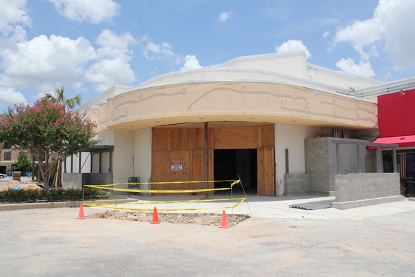 Alabama Theater Construction, Back Exterior, June 2012