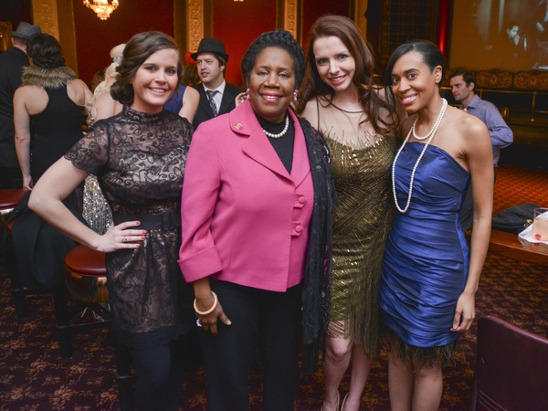 01, HYPA Gala, February 2013, Katy Pease, Sheila Jackson Lee, Heather Pray, Hannah Thibodeaux