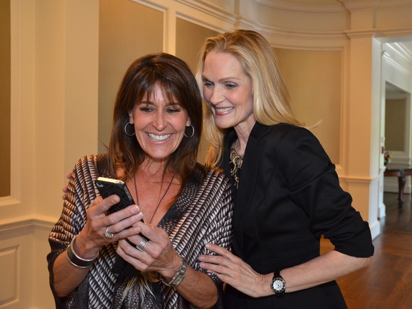 News_'80s Supermodels luncheon_April 2012_Annie Amante_Diane Dewitt