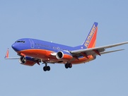 Southwest Airlines airpline jet flying
