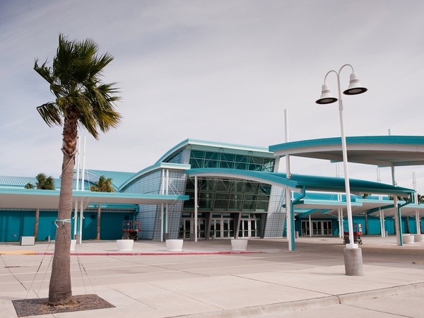 Port of Houston terminal, entrance, November 2012