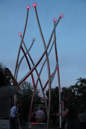 WOW Roundabout, Light Sculpture 2, June 2012
