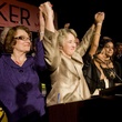 Annise Parker hands raised