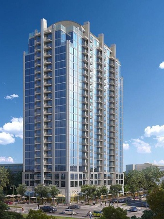 SkyHouse, high rise, Midtown, 1625 Main St., rendering