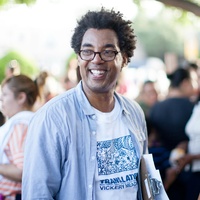 Rick Lowe in Vickery Meadow neighborhood in Dallas