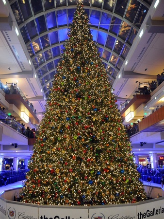 The Galleria, Christmas tree, tree lighting