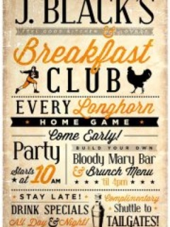 Austin photo: Events_J. Black's Breakfast Club_Poster