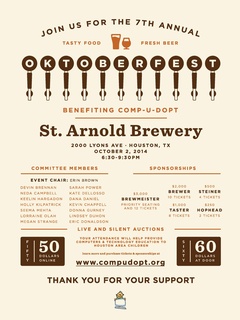 Seventh Annual Oktoberfest benefiting Comp-U-Dopt